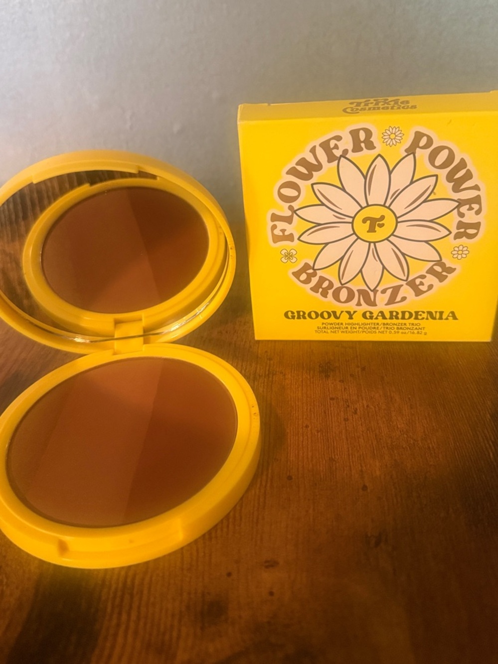 Trixie Cosmetics Flower Power Bronzer -  Tan, Caramel & Brown Powder
